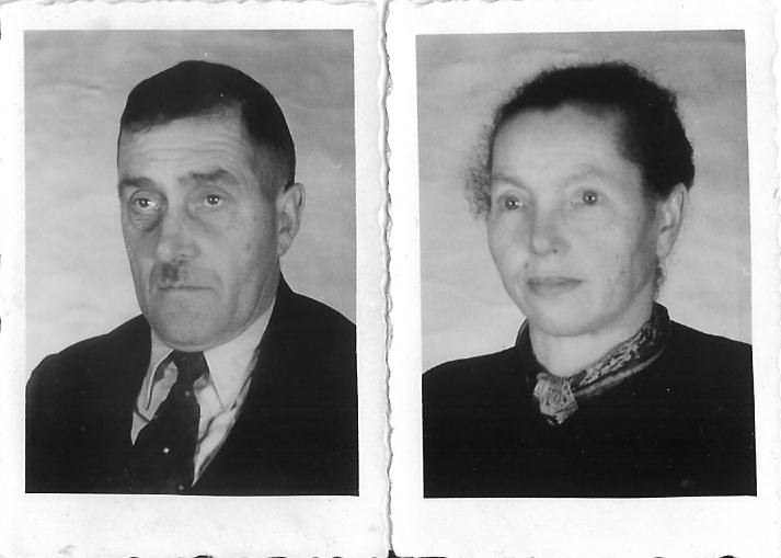 Zu sehen sind zwei Passbilder von einer Frau und einem Mann